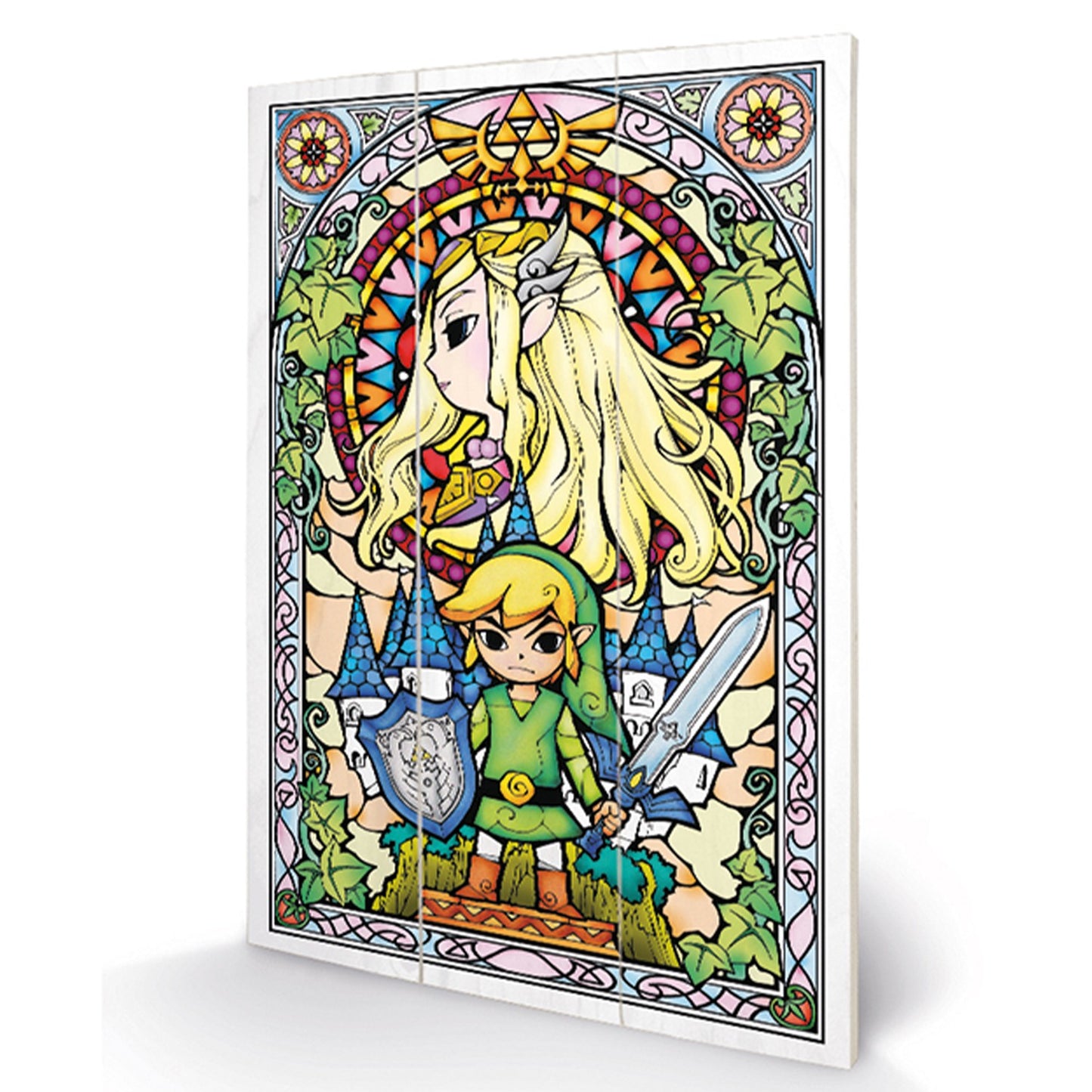 The Legend Of Zelda (Stained Glass) Wall Art