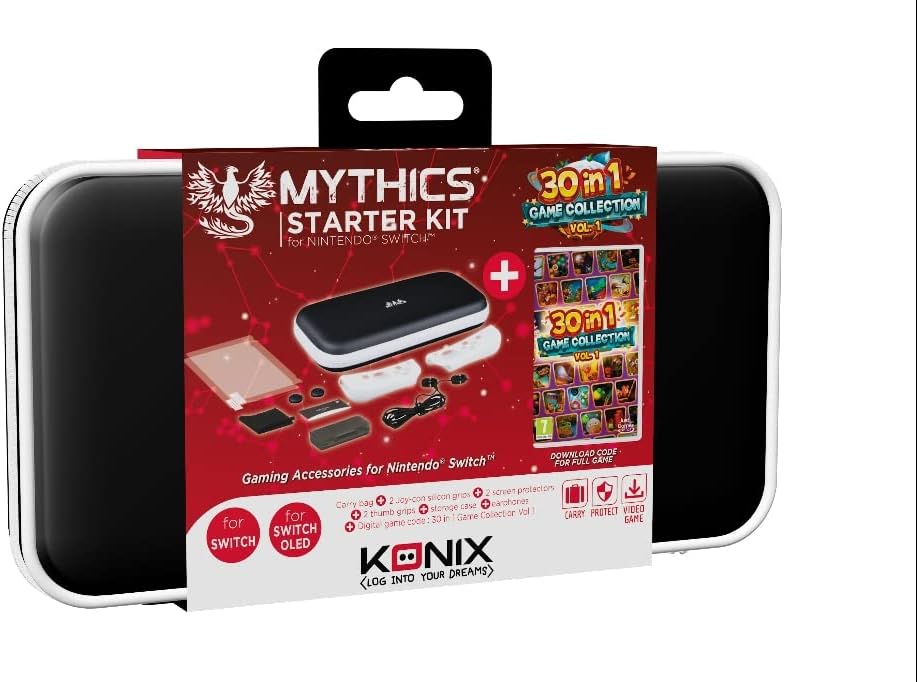 Nintendo Switch - Konix Mythics Starter Kit + 30 in 1 Game Collection Vol.1