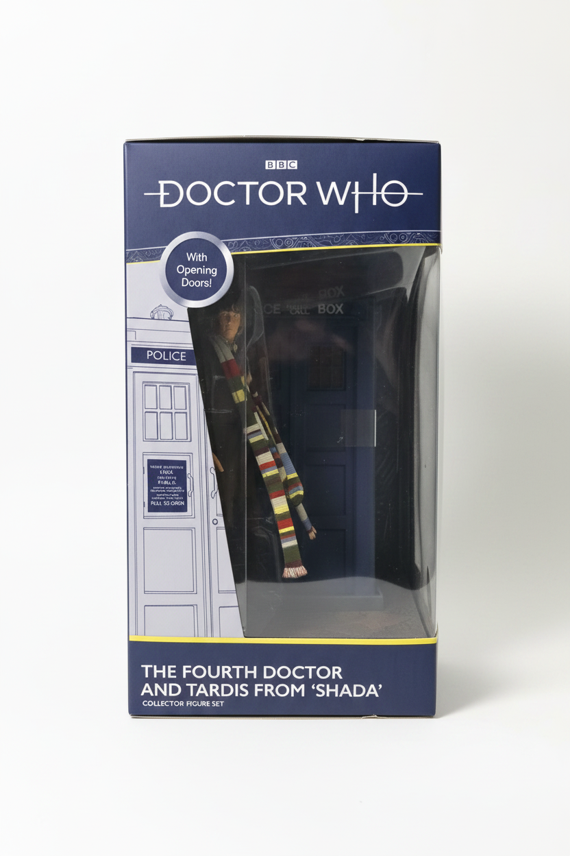 MER | The Fourth Doctor & TARDIS 'Shada' Limited Edition Collector Figure Set | Merchandise