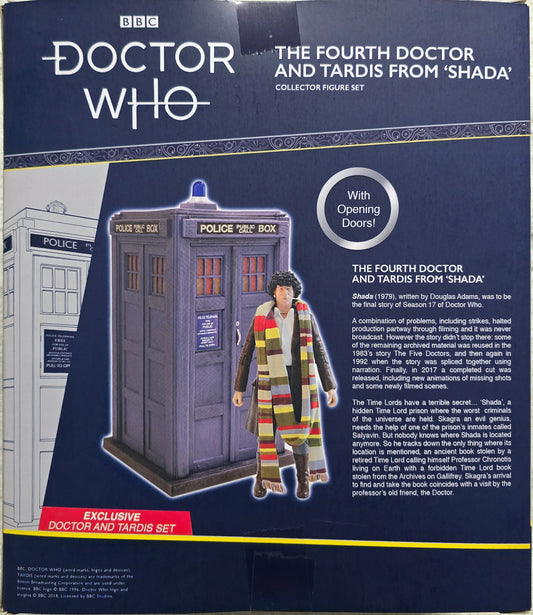 MER | The Fourth Doctor & TARDIS 'Shada' Limited Edition Collector Figure Set | Merchandise