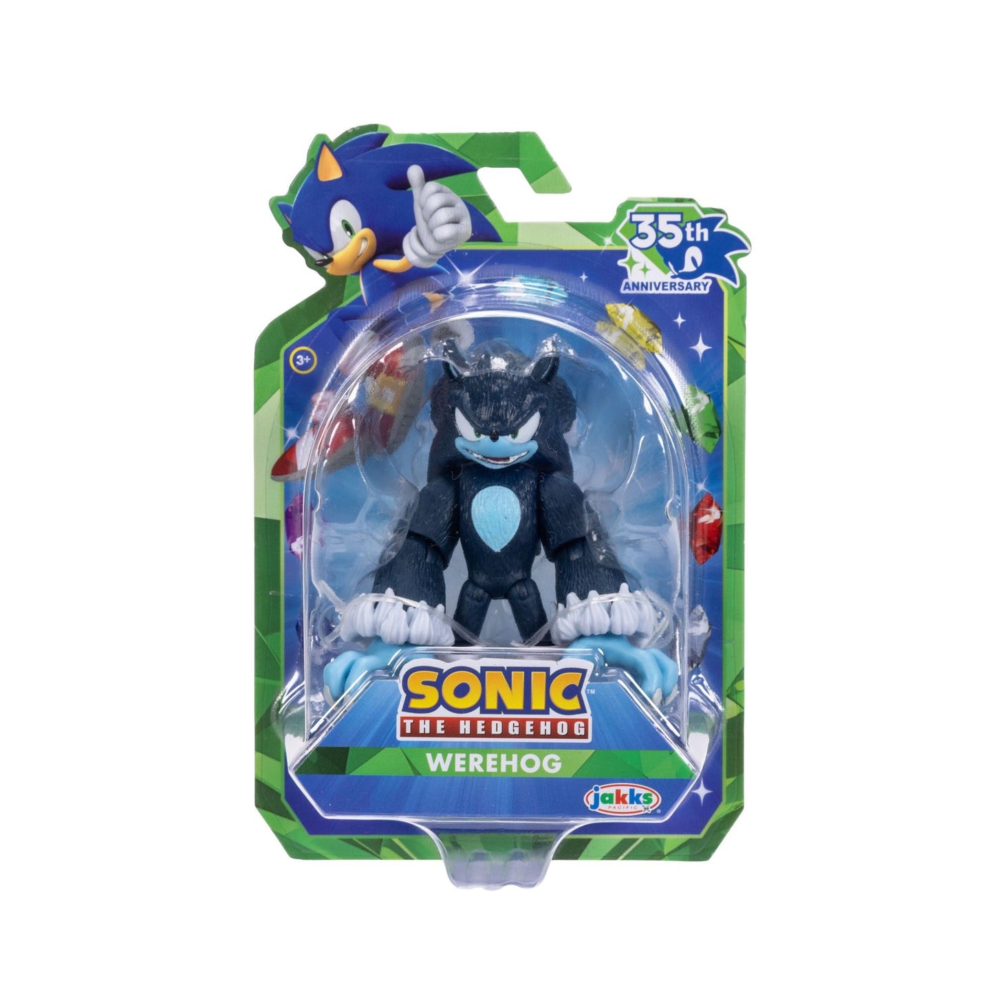 Sonic the Hedgehog 35th Anniversary 2.5 Inch Scale Figure Jakks Pacific