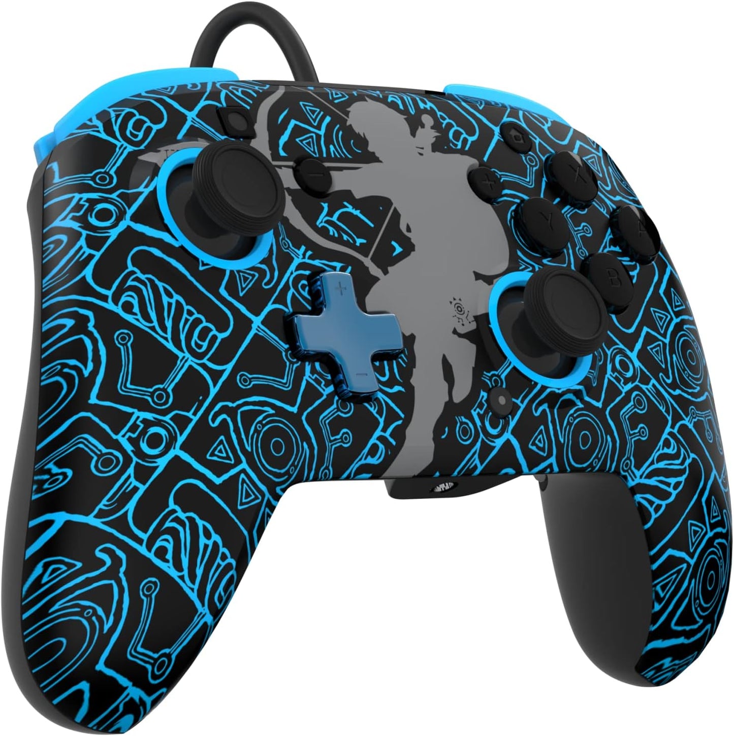 Nintendo Switch - PDP Zelda Wired controller 1-UP Glow in the dark Officially Licensed by Nintendo