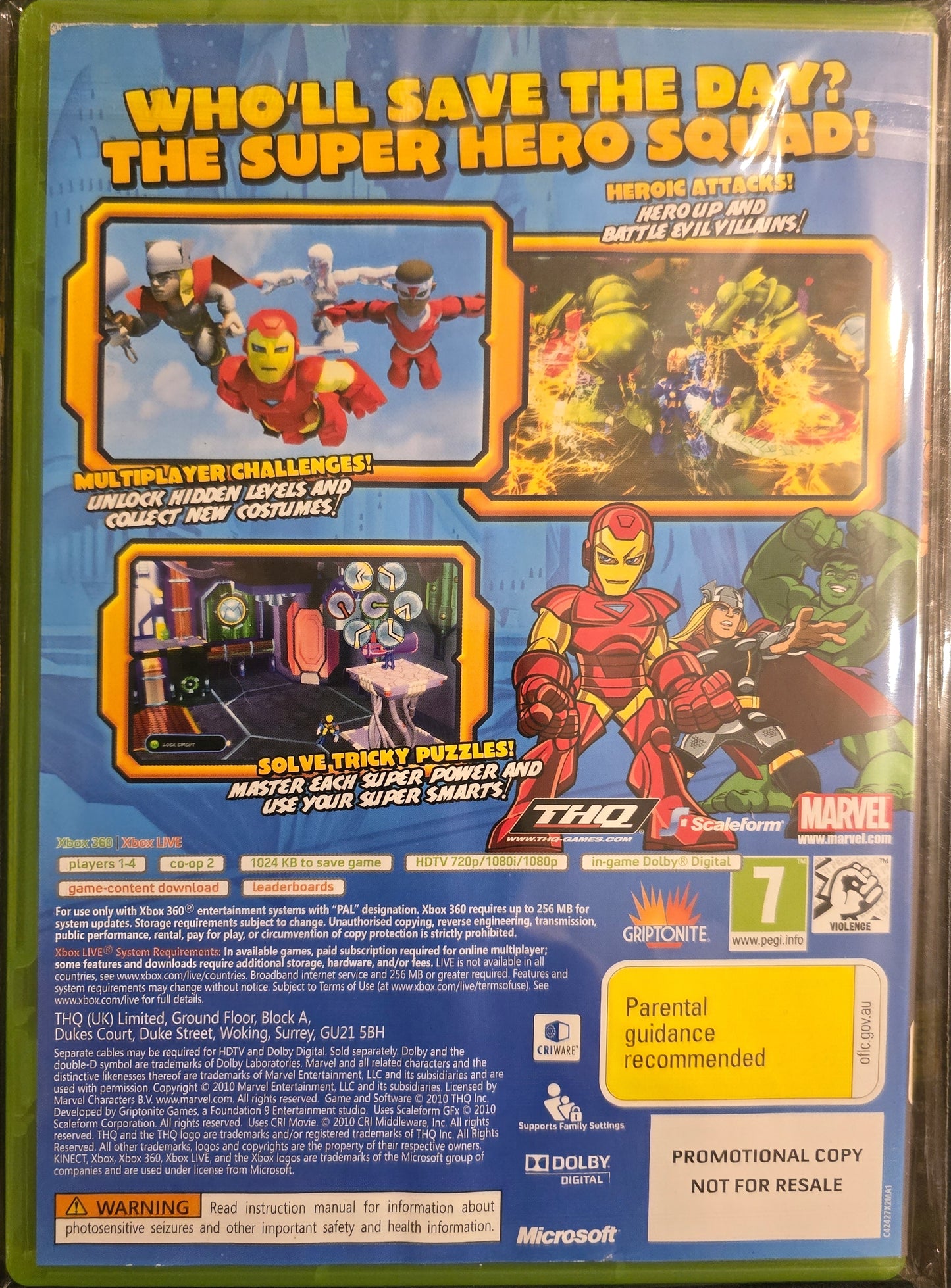 Marvel Super Hero Squad: The Infinity Gauntlet - Xbox 360