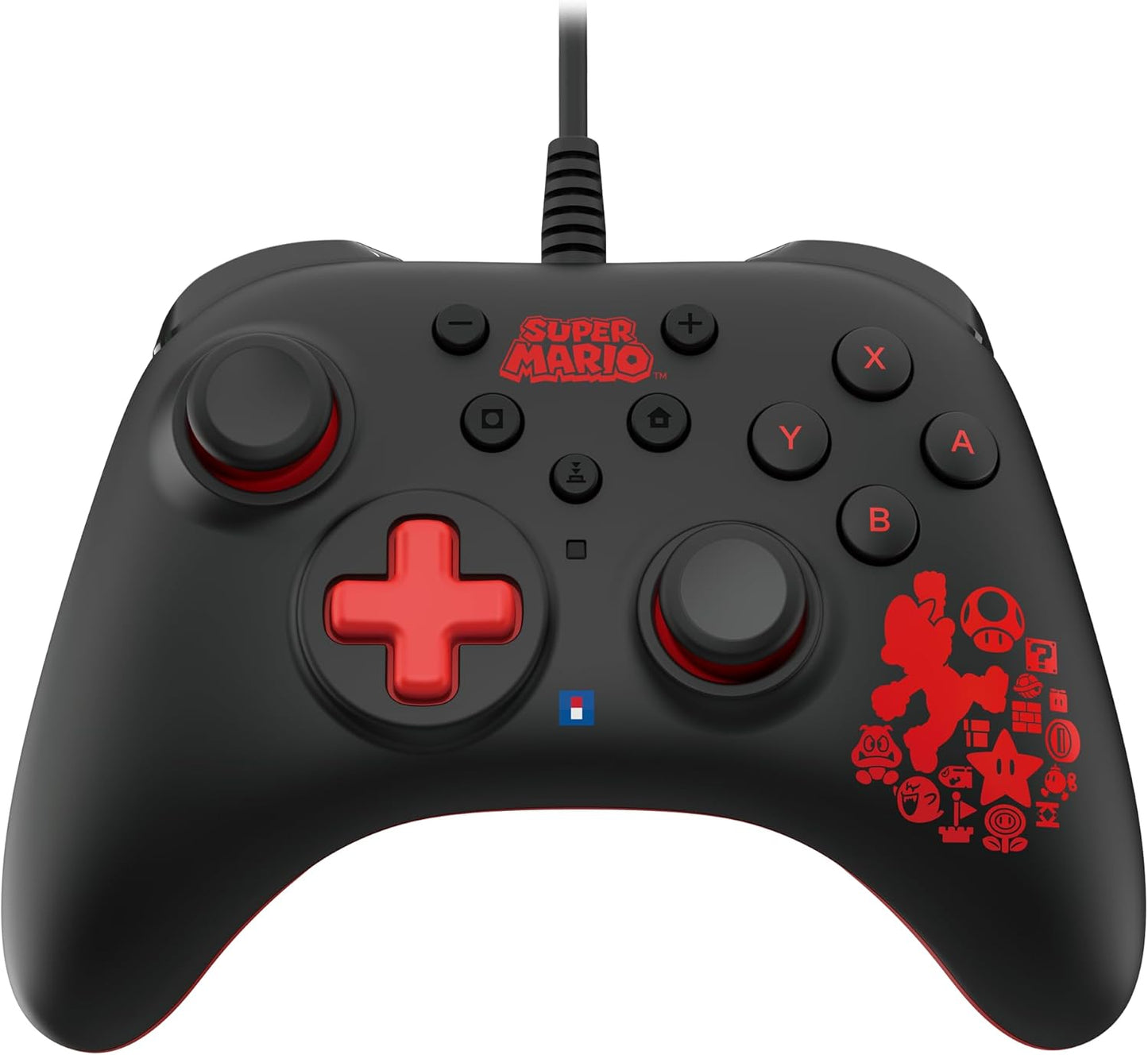 Nintendo Switch - HORIPAD Turbo (Mario) Ergonomic Wired Controller