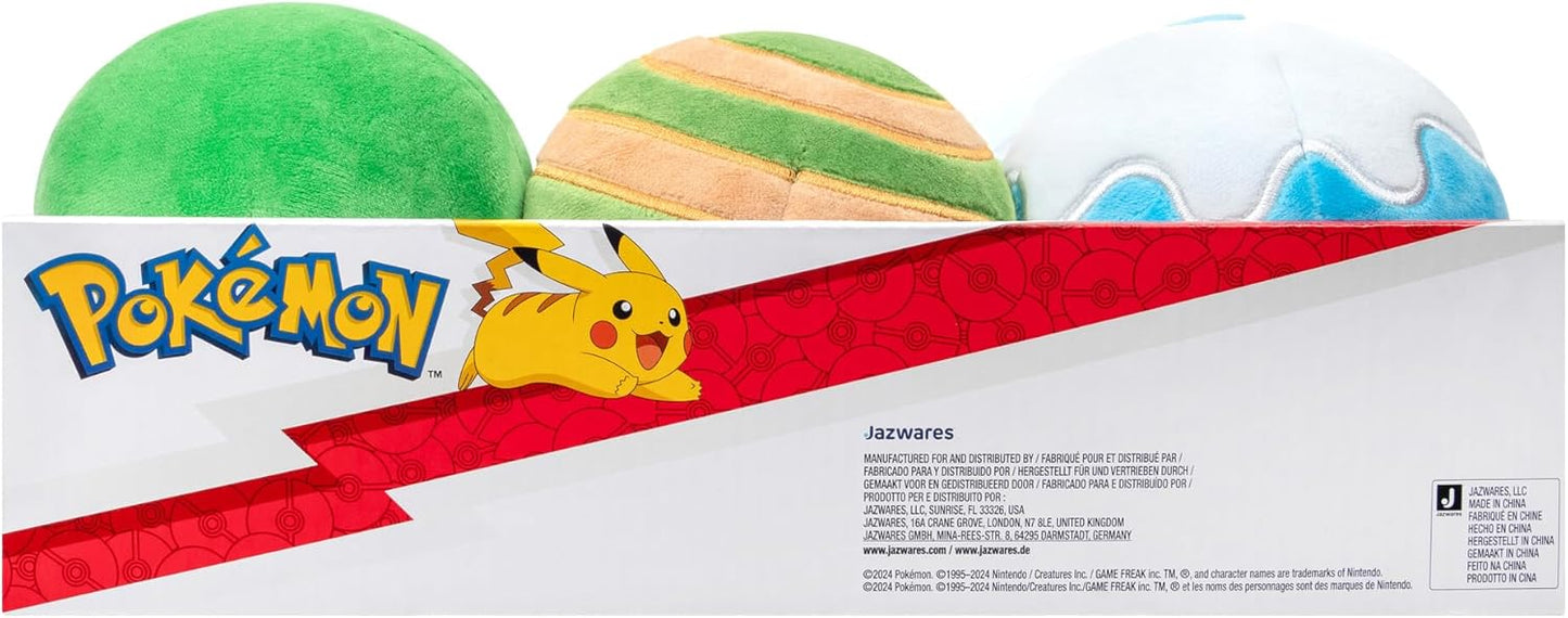 Pokémon 10 cm Plush Pokéball - Official Pokemon Stuffed Toy