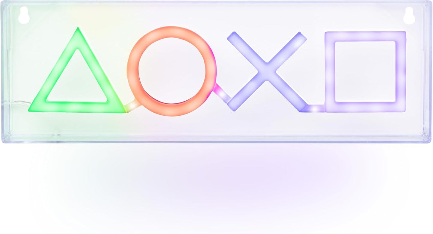 PlayStation Icons LED Neon Light - Officially Licensed Light Sign