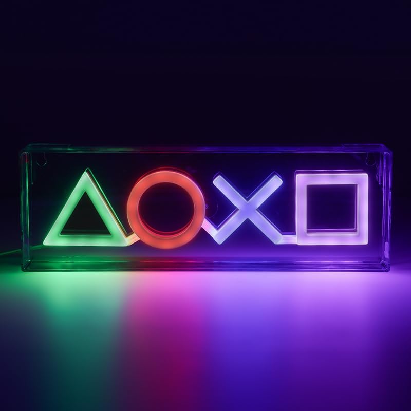 PlayStation Icons LED Neon Light - Officially Licensed Light Sign