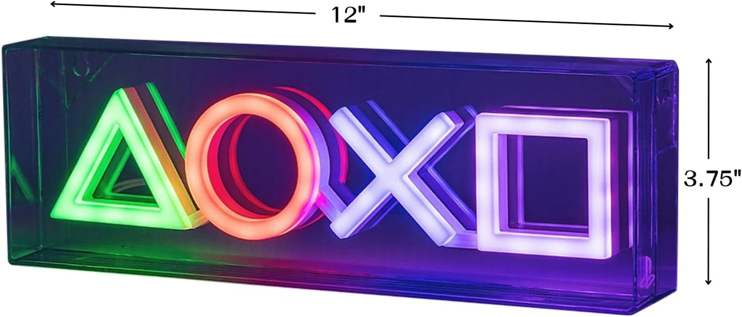 PlayStation Icons LED Neon Light - Officially Licensed Light Sign