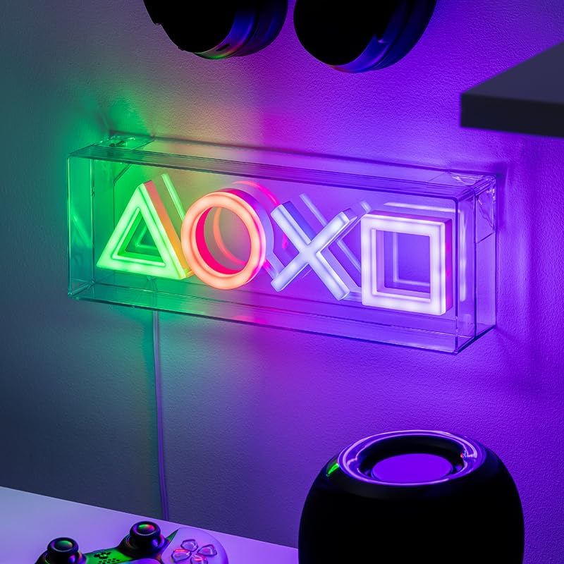 PlayStation Icons LED Neon Light - Officially Licensed Light Sign