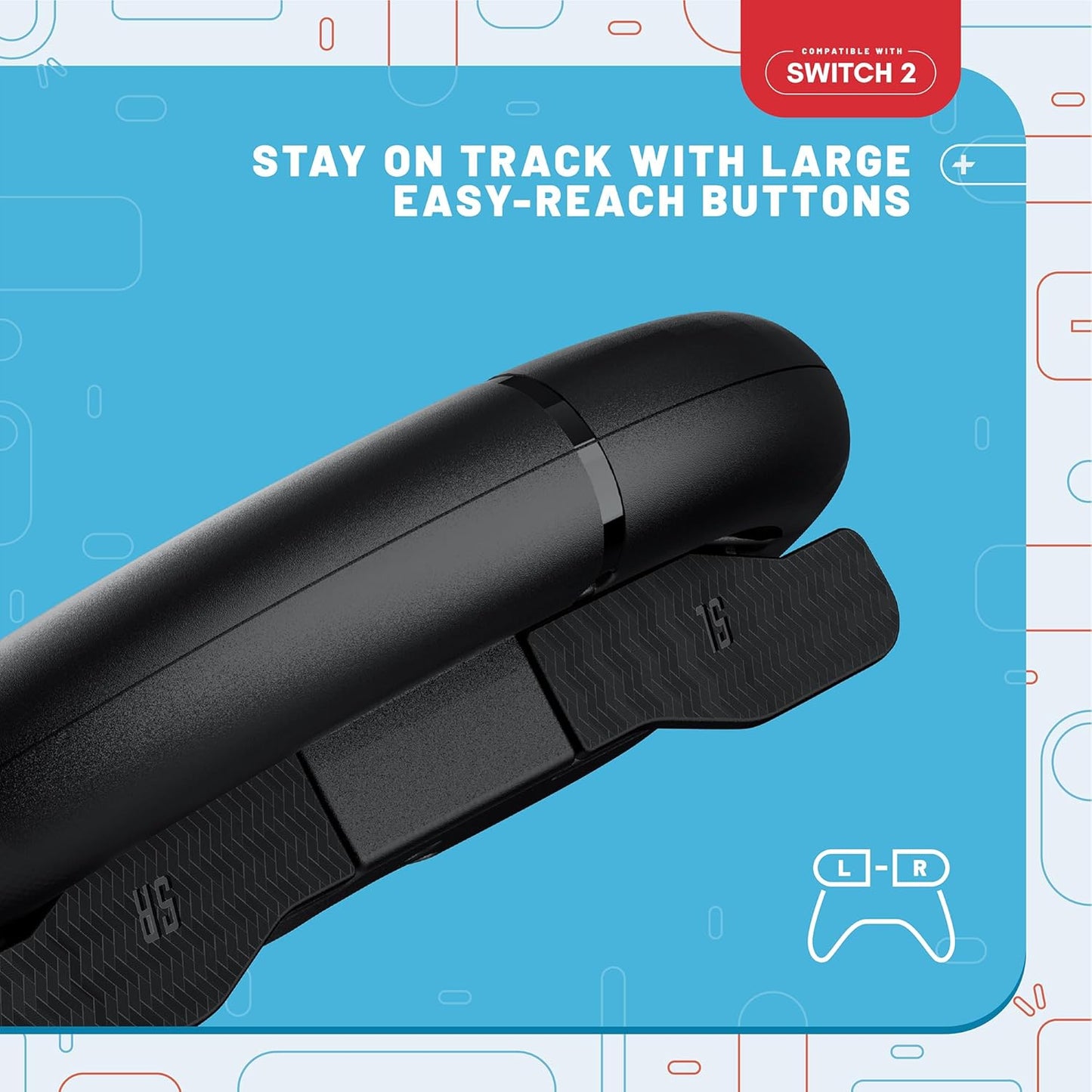 Nintendo Switch 2 Stealth Racing Wheel - Twin Pack