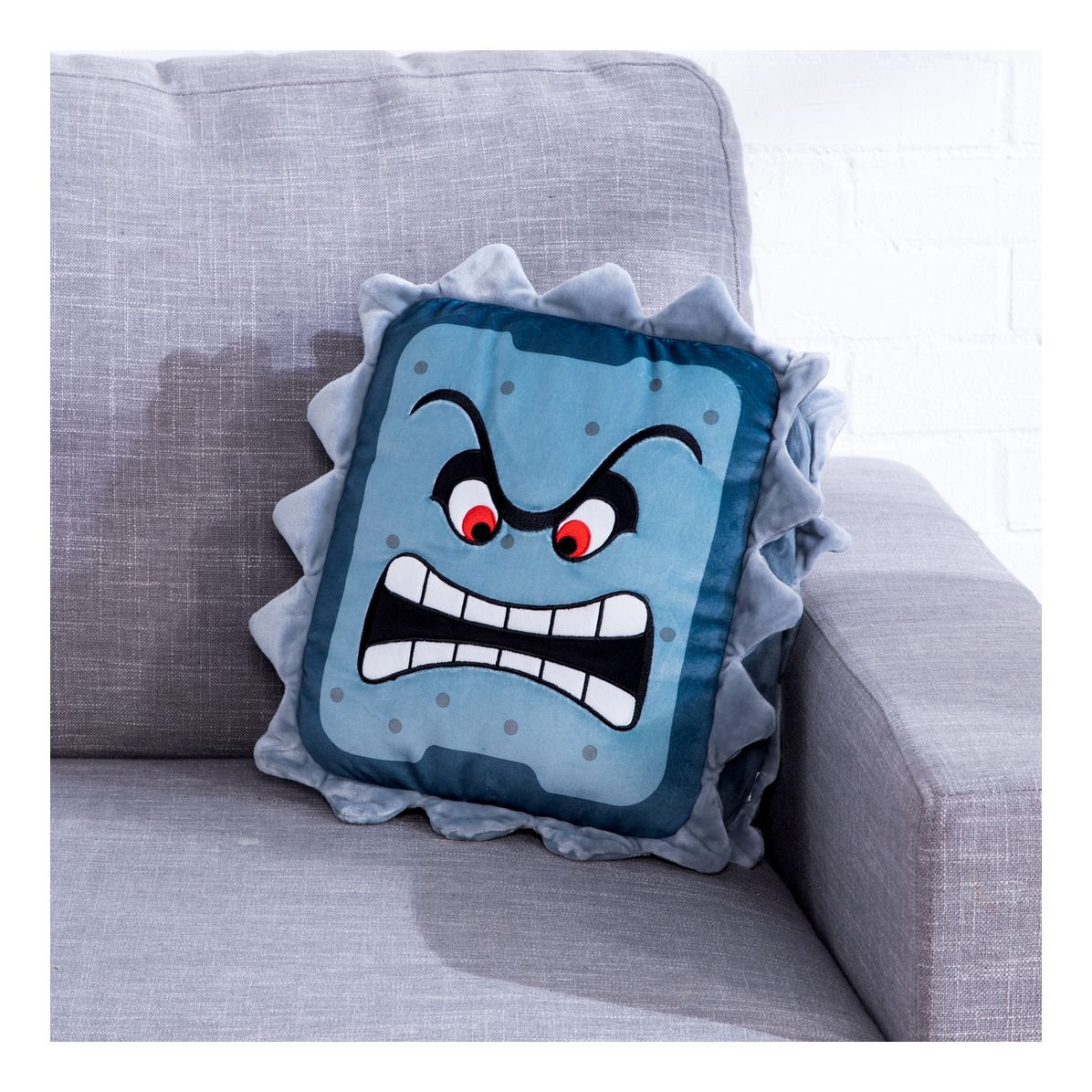 MER | Mocchi Mocchi Super Mario Thwomp Mega Plush – Large Soft Toy