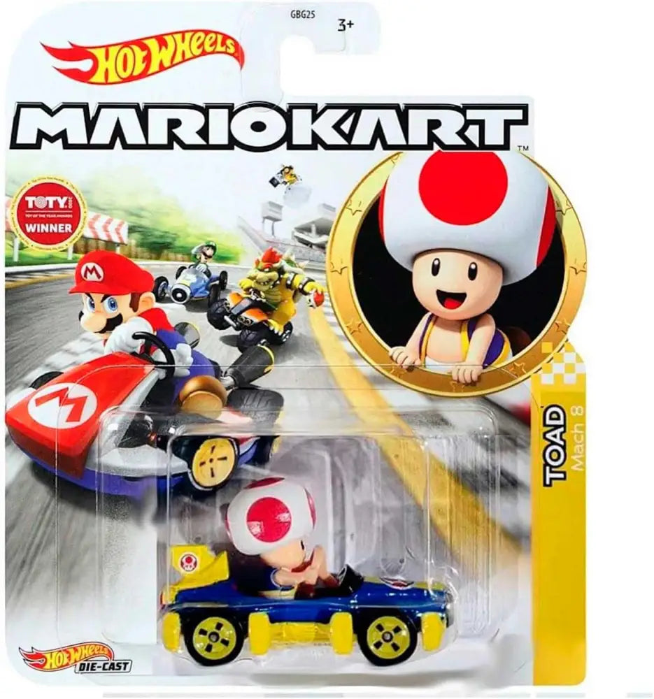 Hot Wheels The Super Mario Bros Movie - Mariokart New Toad Kart
