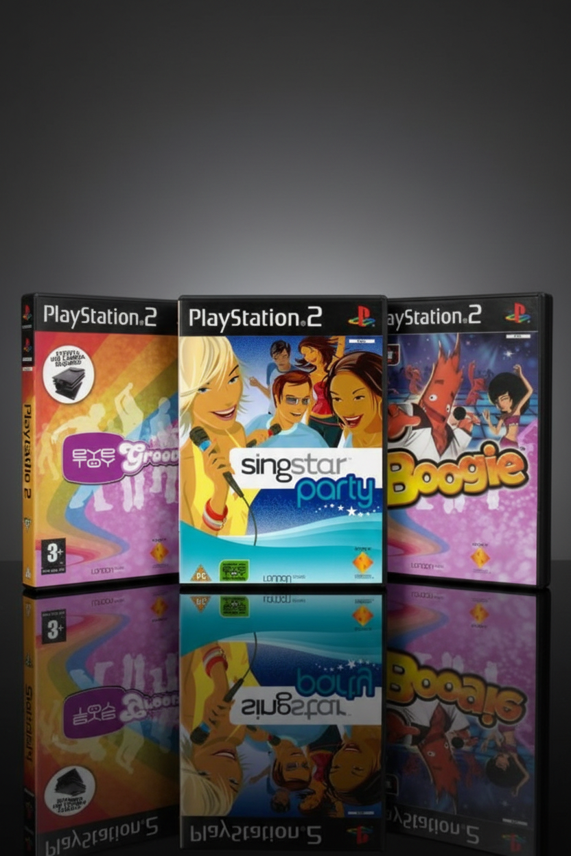 #003 PS2 Dance & Music Triple — Groove Sing & Move