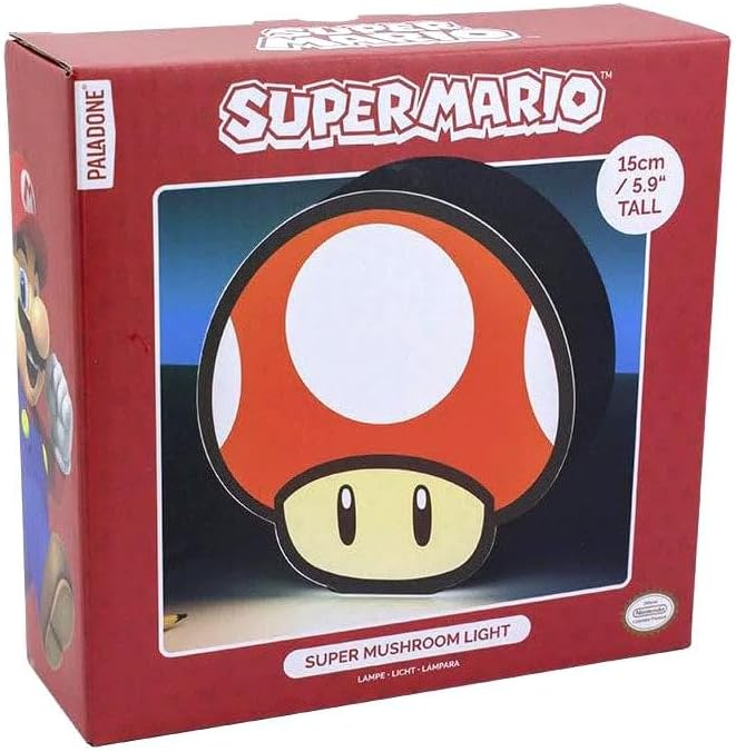 Super Mushroom Box Light – Officially Licensed Super Mario | Merchandise