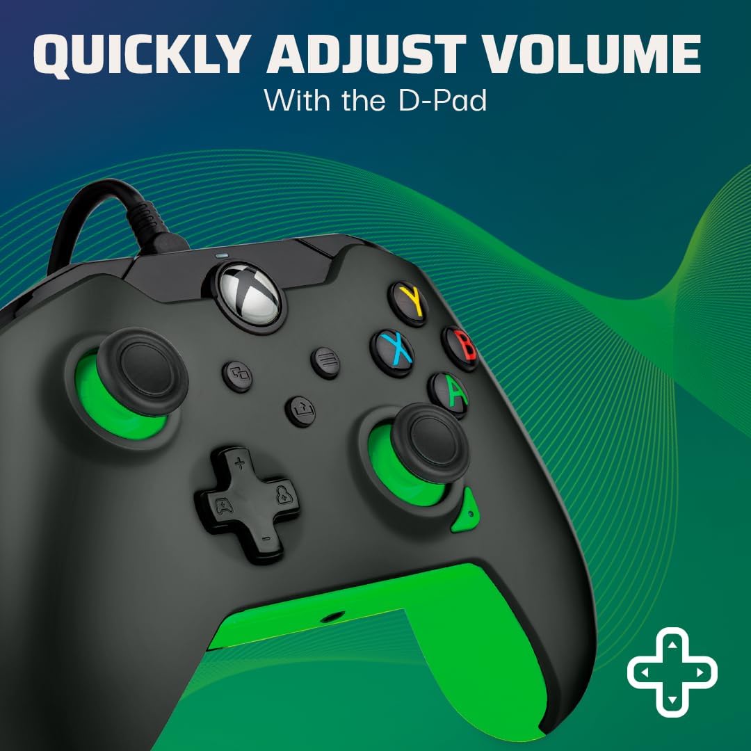 Xbox Series X|S, Xbox One - PDP Wired Gaming Controller USB Gamepad Neon Black