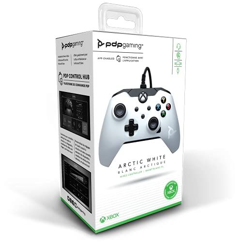 Xbox Series X|S, Xbox One - PDP Wired Gaming Controller USB Gamepad White