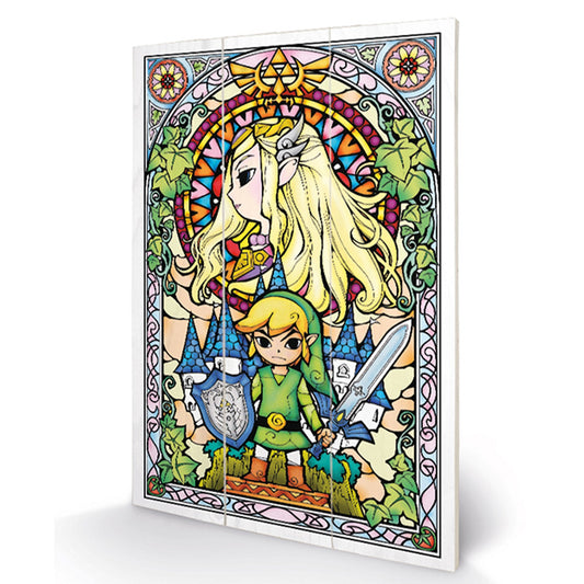 The Legend Of Zelda (Stained Glass) Wall Art