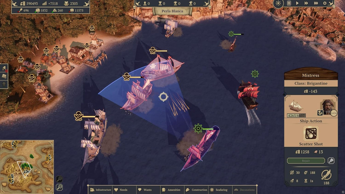 Republic of Pirates – PlayStation 5 Strategy Adventure Microids