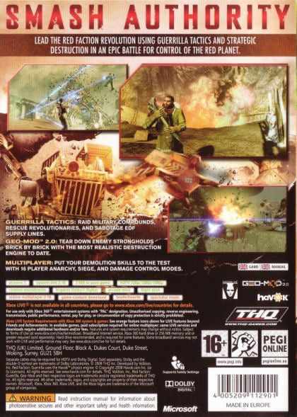 Red Faction: Guerrilla - Xbox 360