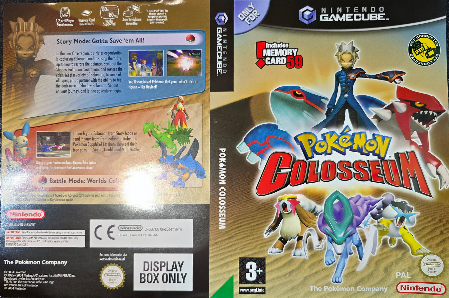 MER | Pokémon Colosseum Promotional Display Material – Merchandise | Rare Gaming Collectible