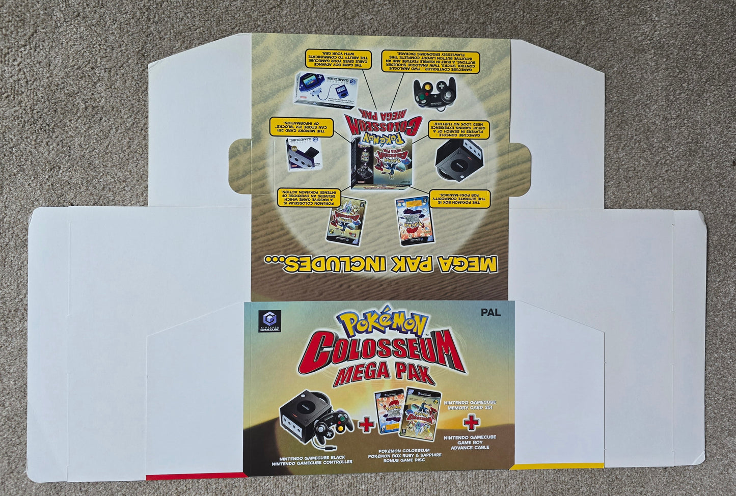 MER | Pokémon Colosseum Promotional Display Material – Merchandise | Rare Gaming Collectible