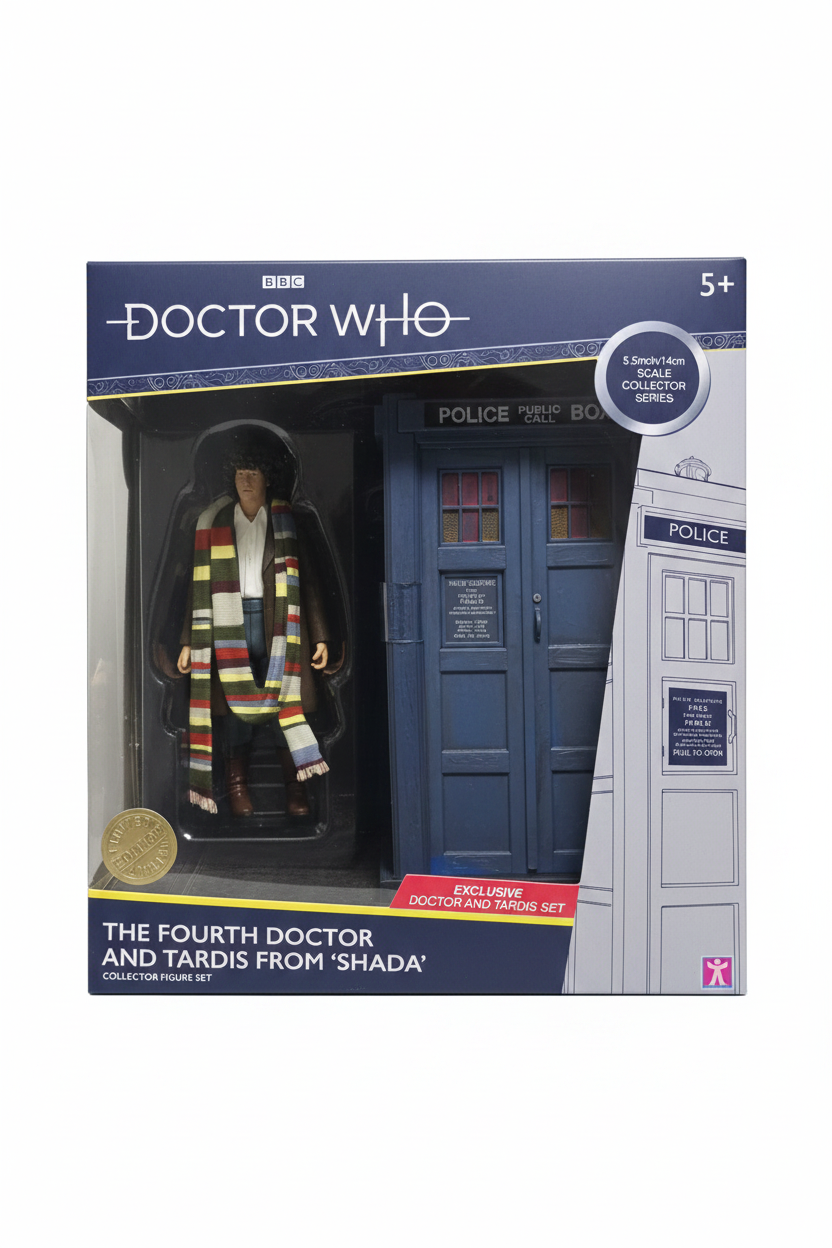 MER | The Fourth Doctor & TARDIS 'Shada' Limited Edition Collector Figure Set | Merchandise