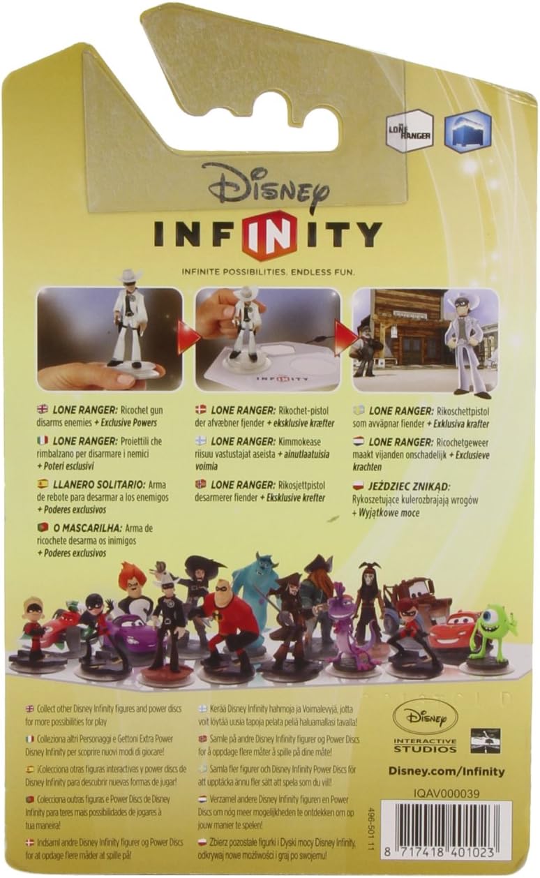 Disney Infinity 1.0 Crystal Lone Ranger Character Figure