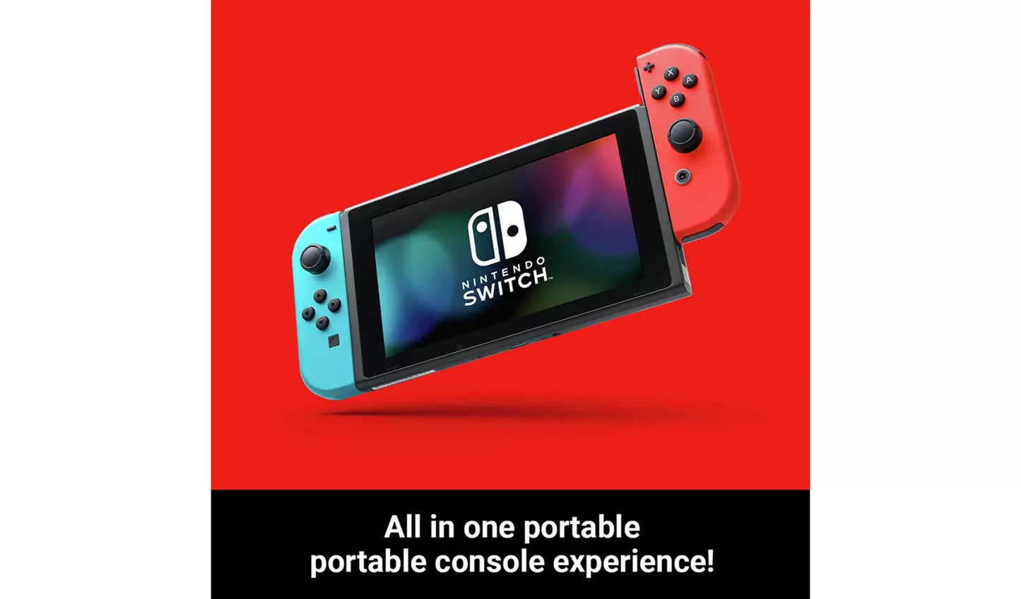 Nintendo Switch Neon Blue & Red Console - New
