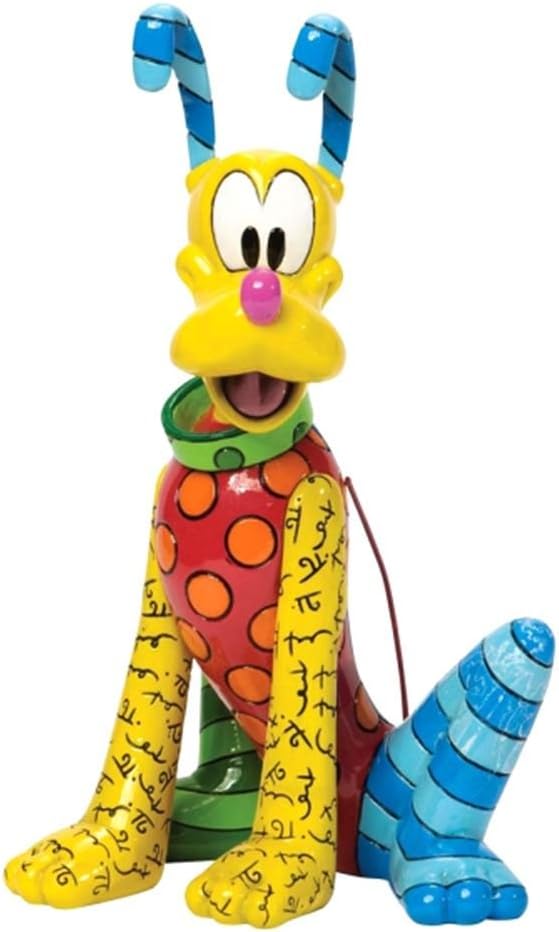 MER | Britto Disney Figurine: Pluto – Collectible Disney Figure | Merchandise