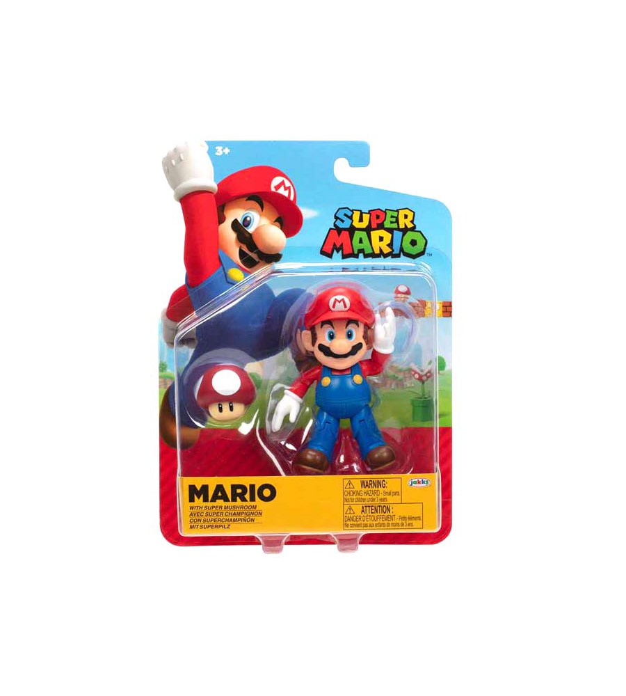 MER | Super Mario 4" Figure Assortment – Collectible Action Figures