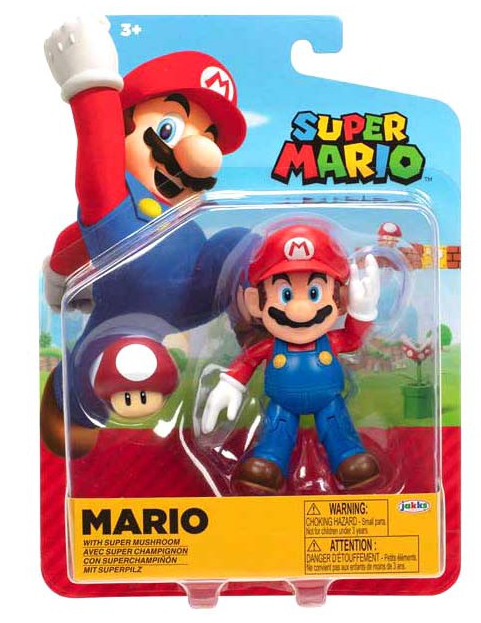 MER | Super Mario 4" Figure Assortment – Collectible Action Figures