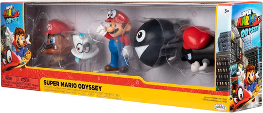 MER | Super Mario Odyssey Action Figures Multi-Pack – Jakks Pacific | Merchandise
