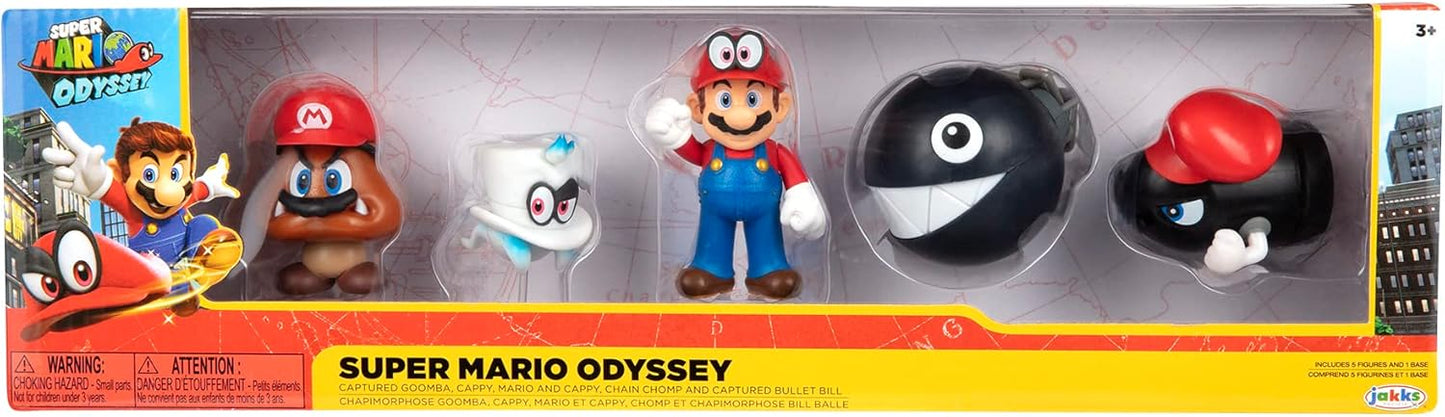 MER | Super Mario Odyssey Action Figures Multi-Pack – Jakks Pacific | Merchandise