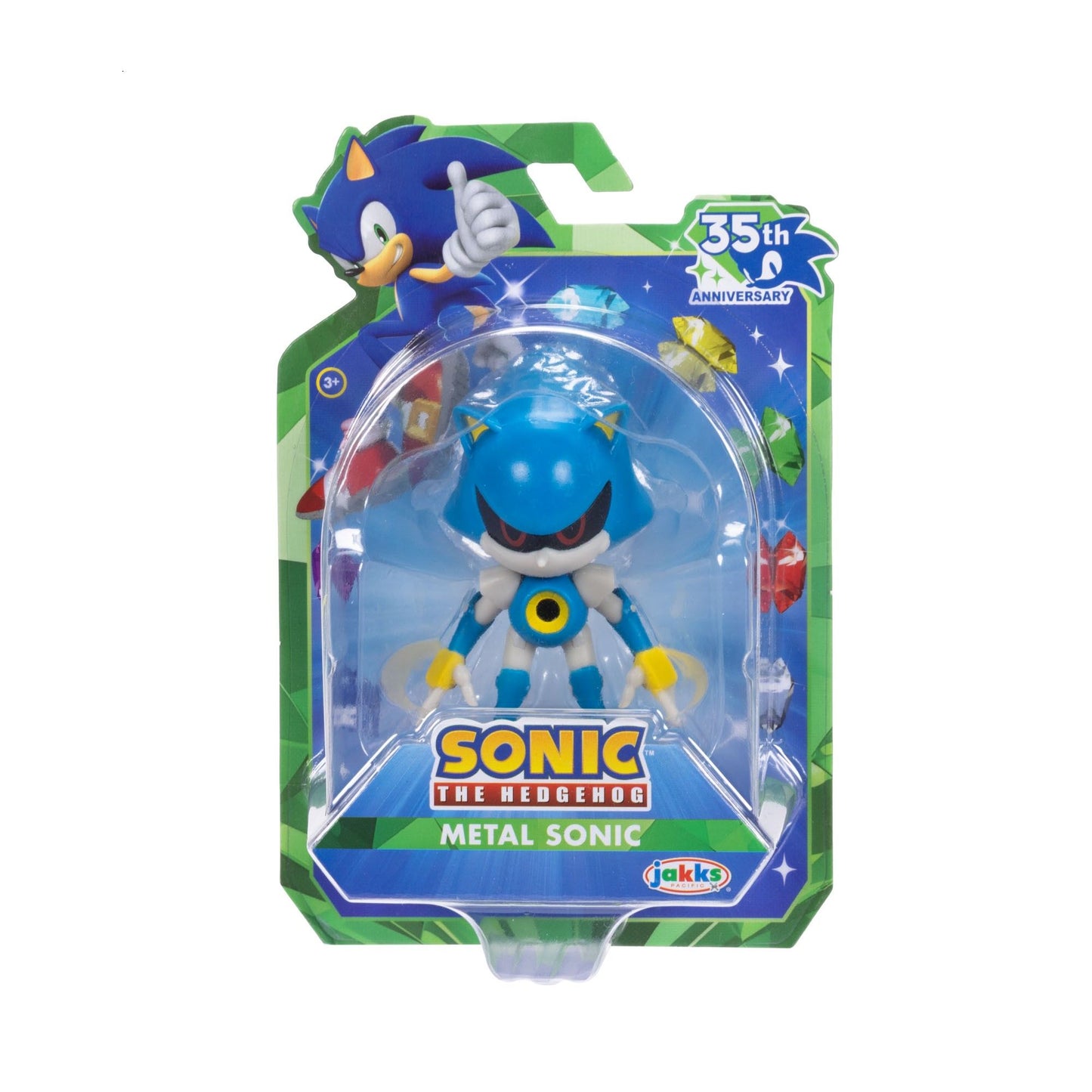 Sonic the Hedgehog 35th Anniversary 2.5 Inch Scale Figure Jakks Pacific