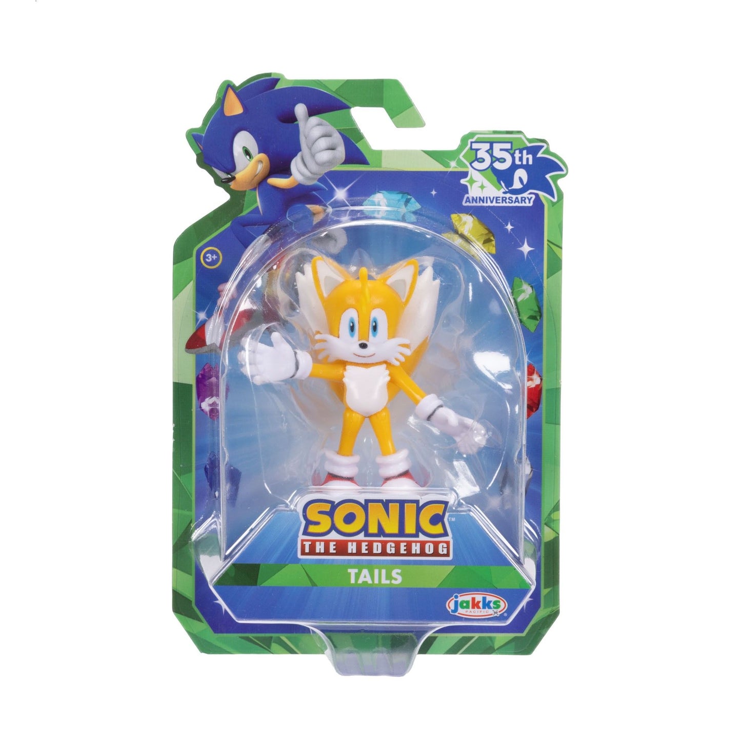 Sonic the Hedgehog 35th Anniversary 2.5 Inch Scale Figure Jakks Pacific