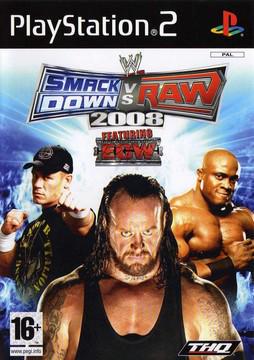 PS2 | WWE SmackDown vs. RAW 2008: Featuring ECW – PlayStation 2 | Sports