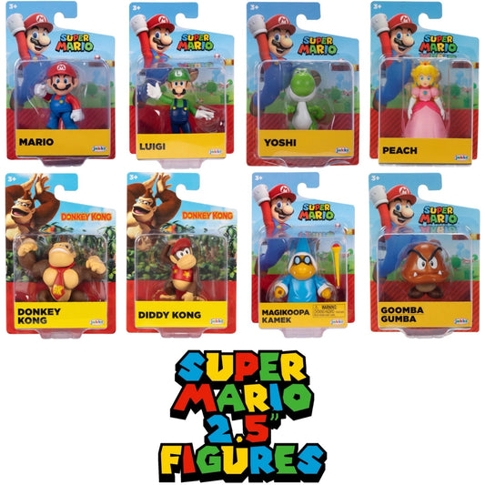 MER | Nintendo Super Mario 2.5in Articulation Figure – Collectible Action Figure