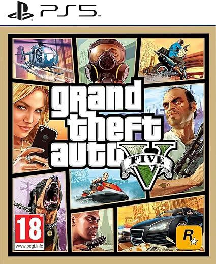 PS5 | Grand Theft Auto V – PlayStation 5 | Open-World Action Crime Game