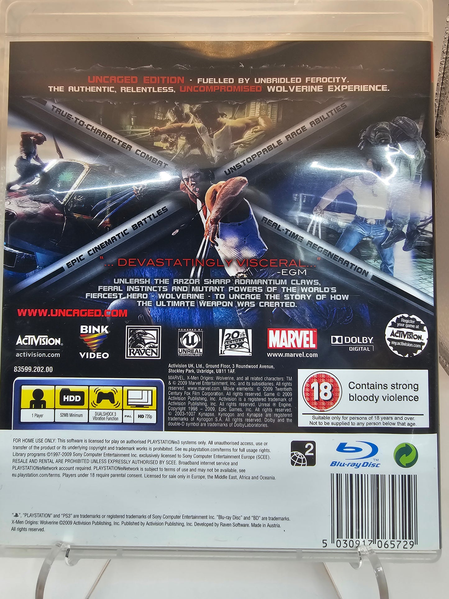 X-Men Origins: Wolverine - PS3