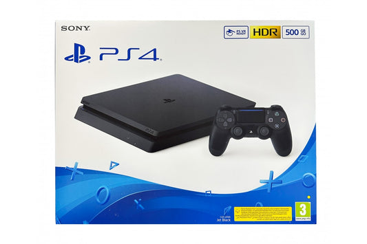 PlayStation 4 Slim Console: Jet Black 500GB