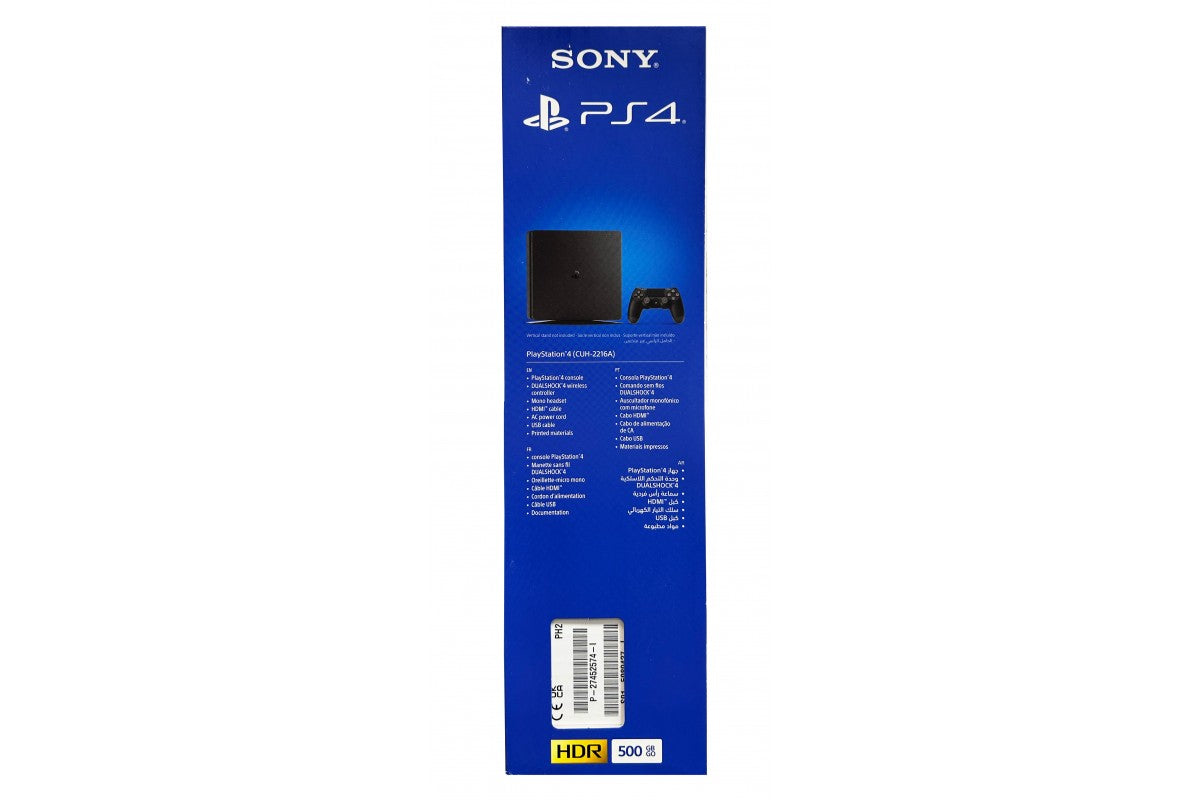PlayStation 4 Slim Console: Jet Black 500GB