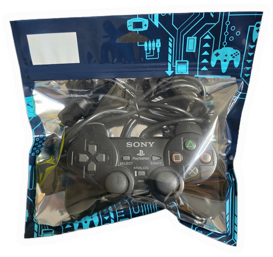 PS2 | Controller Black Dual Shock SCPH-10010 – PlayStation 2 | Official Sony Accessory