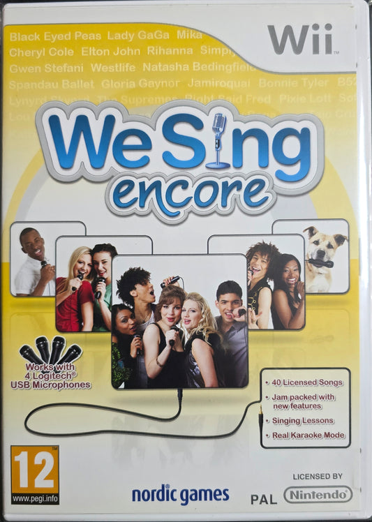 Wii | We Sing Encore – Wii | Music / Karaoke | Nordic Games