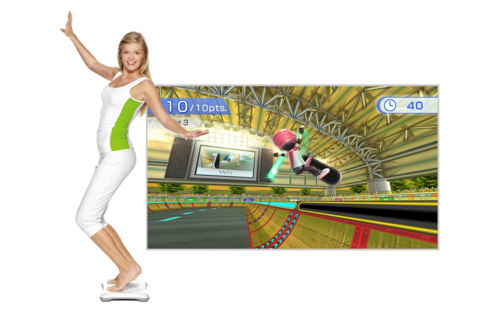 Wii Fit Plus – Wii Fitness Exercise Game Nintendo Balance Board Game