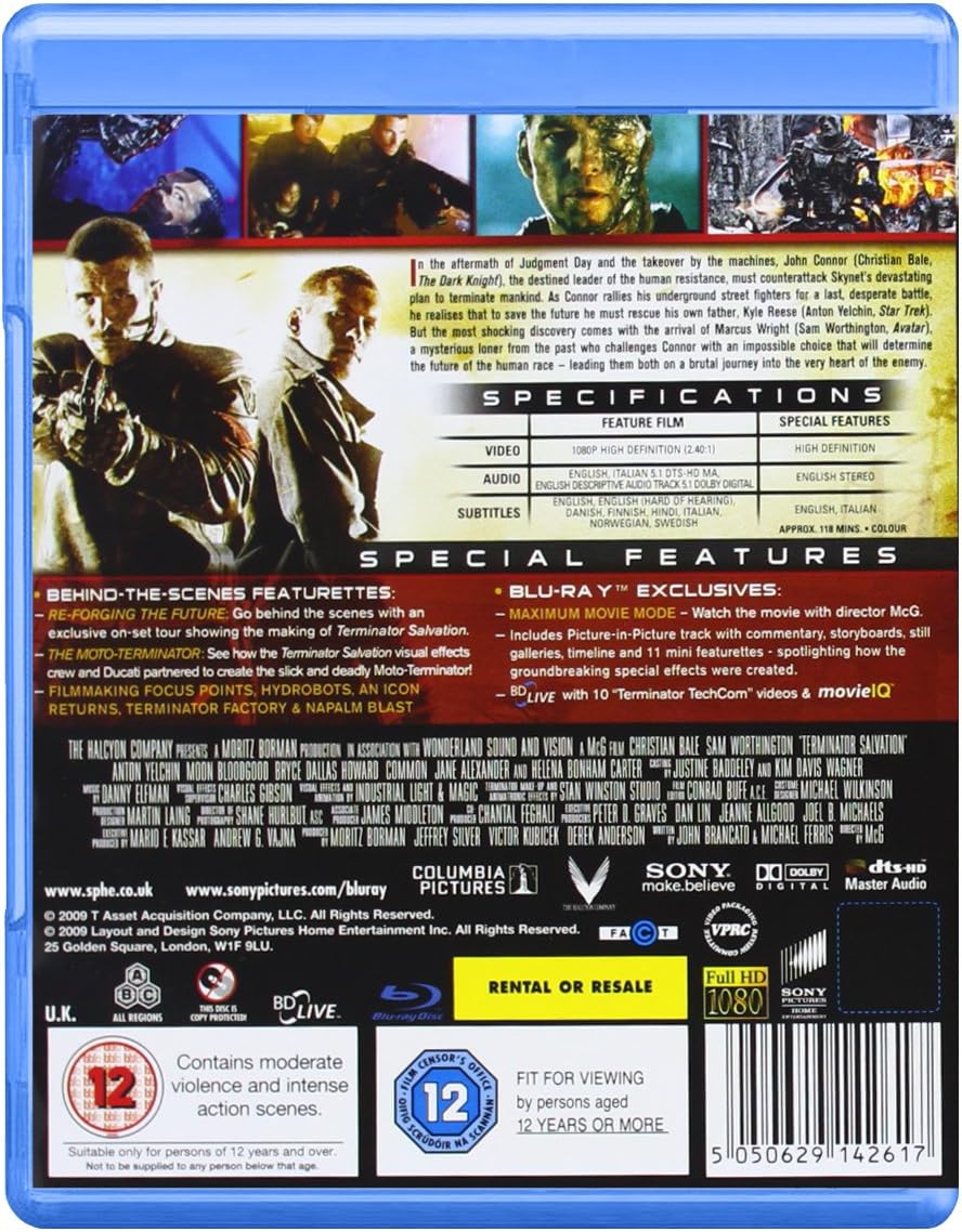 BLU | Terminator Salvation – Blu-ray | Action / Sci-Fi