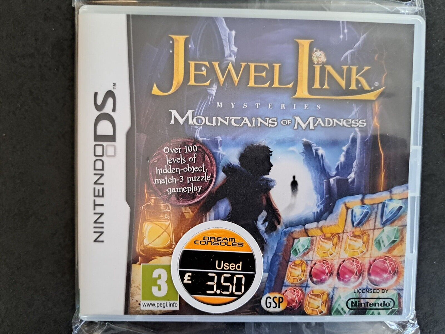 Jewel Link Mysteries: Mountains of Madness (Nintendo DS, 2011) - Euro CIB