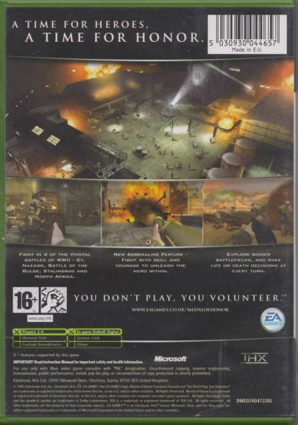 Medal of Honor European Assault - Xbox