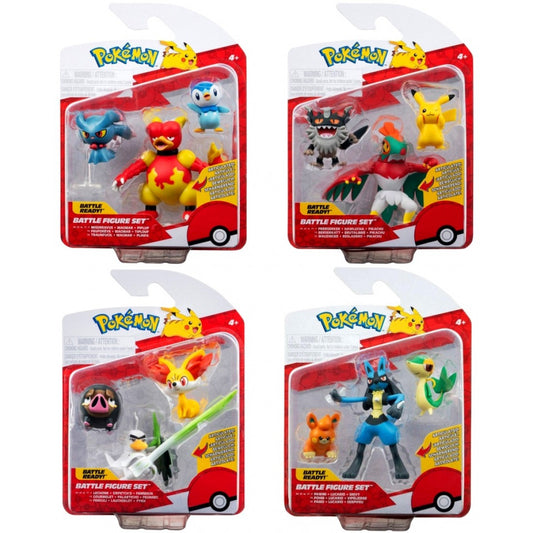 Pokémon 3-pack Battle Figure