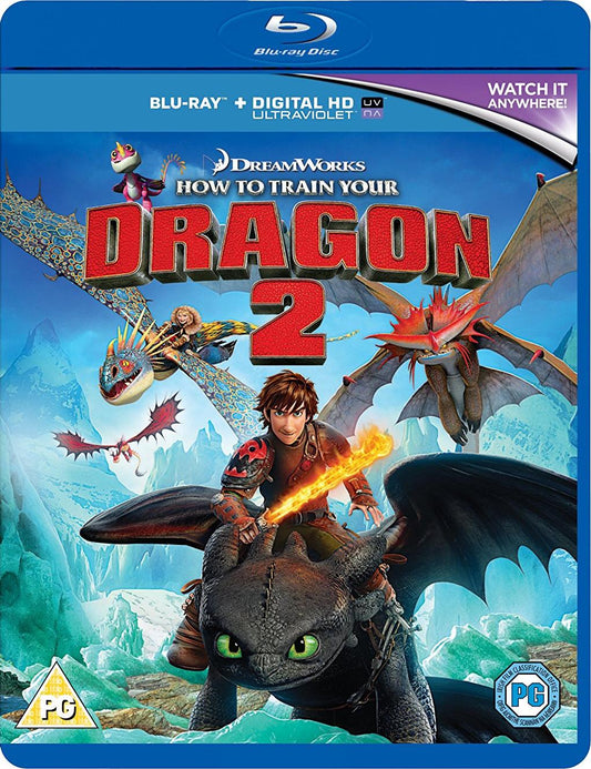 How to Train Your Dragon 2 – Blu-ray Animated Adventure Film DreamWorks