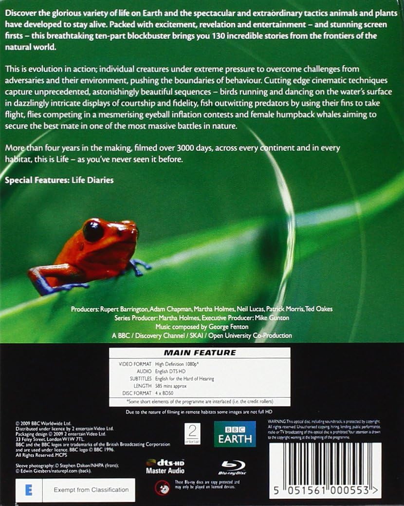 BLU | Life: BBC Earth – Blu-ray | Documentary / Nature